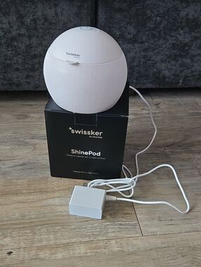 ShinePod White Ultrasonic Cleaner with UV Sanitizer